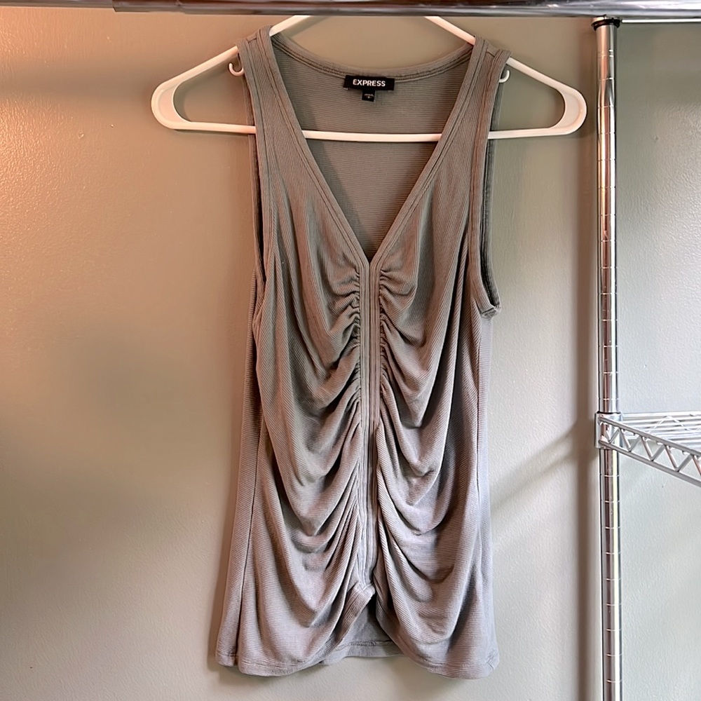 Express Tank. Sage, size small.